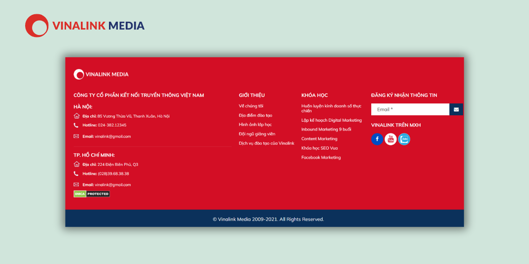 Phần Footer
